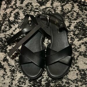 Black Platform Sandals